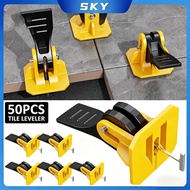 SKY 50PCS Granite Leveling Tool 1.5mm/ Ceramic Leveling Tool Ceramic Leveling System Reusable Premiu