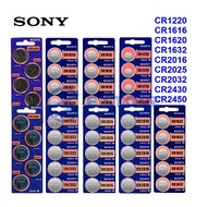 SONY CR1220/CR1616/CR1620/CR1632/CR2016/CR2025/CR2032/CR2430/CR2450 Coin Cell Lithium Battery 3V