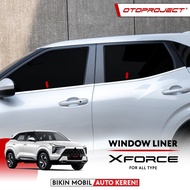 Window Liner Mitshubishi Xforce List Stainless Side Glass (4PCS) Otoproject