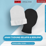 POWER CAT School Scarf / Anak Tudung Sekolah Tebal Dan Nipis - Black/White