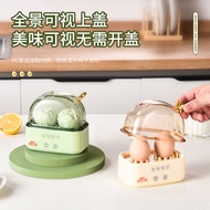 Multi-Functional Egg Steamer Double-Layer Mini Breakfast Egg Boiler Automatic Power off Home Scheduled Dormitory Reserva