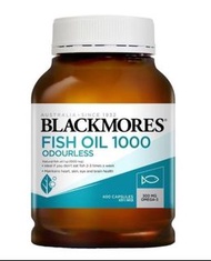 [現貨] 400粒 Blackmores FISH OIL Odourless 無腥味魚油丸 1000mg