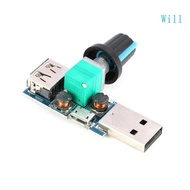 Will 5W USB Fan Speed SteplessGovernor Module USB Speed Controller 5V USB