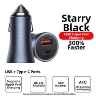BASEUS | Fast Charging Car Charger 60w