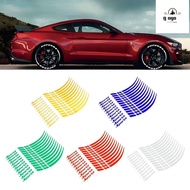GOGOU Wheel Decal Tape Sticker, 18-21 Inch Multifunctional Motorcycle Bicycle Wheel Rim Stripe, Spor