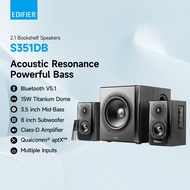 Edifier S351DB 2.1 Speakers - Bluetooth V5.1 | 8" Subwoofer | Titanium Dome Tweeter | Multiple Conne