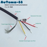 Instrument Control Cable 3 Core x 22AWG 22 AWG Shielded 3C PT100 wire GRD99