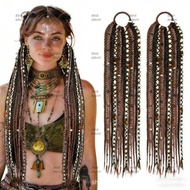 Wig Braids Handmade Black Dirty Braids Boxing Braids Hook Hair Heavy Metal Rock Hair Accessories Hai