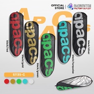 APACS Original Badminton Single Compartment Racket Cover Bag - S1135-G SIngle Zip Compartment Racket Cover Bag (1 pcs)