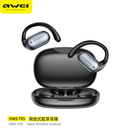 AWEI - OWS T95 開放式藍芽耳機 無線音樂通話耳機 2024最新款 藍牙耳機 運動耳機 超長待機 真無線音樂通話耳機 音質靚