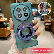 Phone Case For Realme 13 14 T Pro Plus 5G Real Me 13Pro 13Plus 13+ 12Pro 12X Glitter Bling Soft TPU 