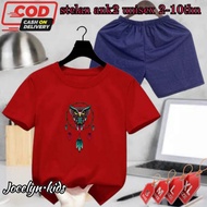 OB+CPK children's suit for 2-10 years old with B-RUN9 logo