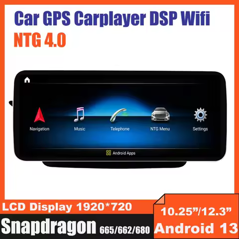 8 Core 12.3"Car Android 13 Stereo Carplay GPS Player Multimedia For Mercedes Benz E-Class W212 S212 