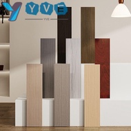 YVE Floor Tile Sticker, Wood Grain Self Adhesive Skirting Line, Home Decor Living Room Waterproof Windowsill Waist Line