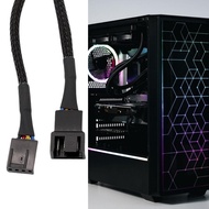 CH* 4Pin Fan Extension Power Cable Connector Case Male to Female for Computer 4Pin Flexible Case Fan