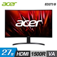 【Acer 宏碁】ED273 B 27型 VA 1500R 薄框曲面螢幕【福利良品】