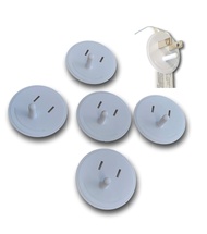 Mount Genie Socket Saver: Dummy Ground Adapter: for oversized power adapter blocks and loose outlets