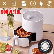 1.5L Oven Oil Free Low Fat Healthy White Air Fryer Cooker Electric Deep Fryers 900W