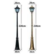 CHENRUI ไฟสนามยุโรปไฟสนามหญ้า LED กลางแจ้งสวนวิลล่าไฟตกแต่งไฟเสา