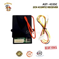 Autogate  AST-433SC 2ch 433mtz Remote Control Receiver  - - READYSTOCK