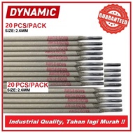 DYNAMIC MMA Welding Electrode AWS A5.1: E6013 2.6mm x 300mm (Mild Steel) SMAW Stick Manual Welding E