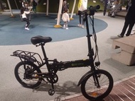 18吋 摺疊電動單車 鋁架 超輕 約14kG  48V6AH 2888元 (不含后架) 8AH 3088元 (含后架) 有黑/白色 。 bbcwpbike electric bike 18 inch