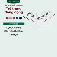 Icado HT605 Women's Sports Polo Shirt High Quality Elastic Breathable World Workout Clothing