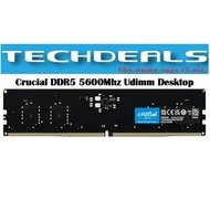 Crucial DDR5 5600Mhz Udimm Desktop 8GB | 16GB | 32GB | 64GB
