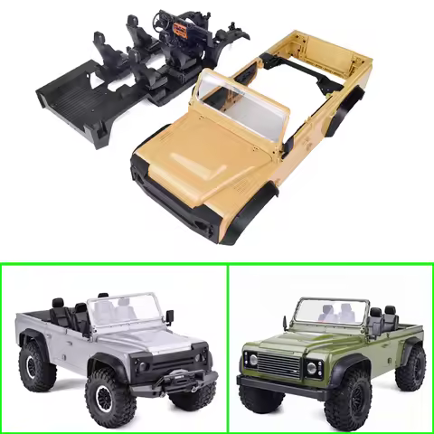 1 Set Simulation 313/324mm Wheelbase Body Shell and Seat Interior for 1/10 RC Crawler Car Traxxas TR