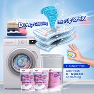 【Xibaibai】Super Laundry Capsule Trail 50PCS Laundry Bead Ball Detergent Gel Concentrate Formula Bead