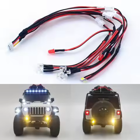 Kyosho Miniz LED Front and Rear Lighting System for 1/24 RC Crawler Car Kyosho Miniz 4x4 Jeep Wrangl