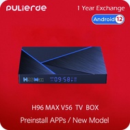 2023 H96 สูงสุด V56 ทีวีกล่อง 4GB + 64GB Android 12. หุ่นยนต์กล่อง 4G 64GB รองรับ 1000g / 5 / GWiFi 