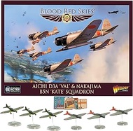 Wargames Delivered - Blood Red Skies, Aichi D3A 'Val' & Nakajima B5N 'Kate' Squadron Miniature Warga