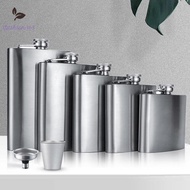 [LF] 1 4 5 6 7 8oz Portable Mini Stainless Steel Liquor Hip Flask For  Bottle Travel  Bottle Mug Fla
