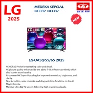 LG 50/55/65 inch UA7350 2025 Series  4K Smart UHD TV with AI ThinQ® (2025)50/55/65UA7350PSB