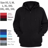 Women's jackets, plain Jumbo jackets for men 4XL, 5XL, 6XL, Women's hoodies BIG Size Zipper - M hood