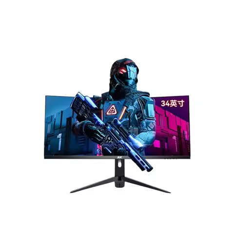 *34-Inch 4K180Hz curved hairtail screen monitor, e-sports 144 desktop computer 21:9 screen external