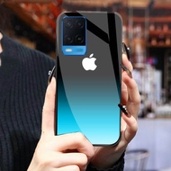 HP GK372 (OPPO A54) OPPO A54 Glass Softcase - OPPO A54 Case - Casing OPPO A54hp - Latest A54 Phone C