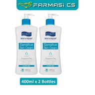 Rosken Skin Repair Sensitive Skin Cream 400ml x 2 Bottles (TWIN) EXP:06/2029 [ Farmasi CS ]
