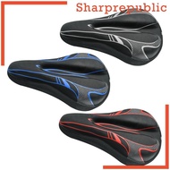 [Sharprepublic] Bike Saddle Cover Shock Absorption Replacement Silicon Softly with Drawstring Bike Seat Cover Road Bike Saddle Cover