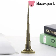 BLAZESPARK Burj Khalifa Tower Statue, Kawaii Mini Alloy Burj Khalifa Tower Figurine, Micro Landscape