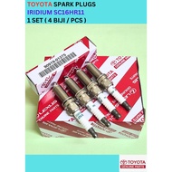 90919-01275 [ SC16HR11 ] 100% Original TOYOTA IRIDIUM Spark Plug Vios NSP151 / Veloz / Bezza 1.3 / M