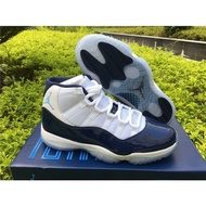 Readystock  Air  11 Win Like 82 White/University Blue-Midnight Navy Basketball Shoes
