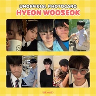 HYEON WOOSEOK UNOFFICIAL PHOTOCARD/ KOREAN DRAMA ACTOR/ KOREAN AKTOR PHOTOCARD/ KOREAN ACTRIS