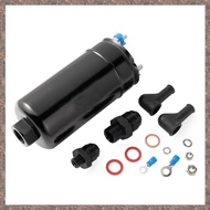 (OQZR) 300LPH Universal External Inline Fuel Pump Replaces Parts 0580254044 044 E85 Ethanol Compatib