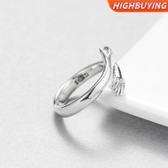 HIGHBUYING 925  silver jewelry love hug ring retro fashion  flow open ring