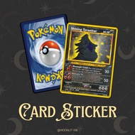 [Pokemon TCG Card Sticker - TYRANITAR] TnG Sticker / Access Card Sticker / Card Sticker