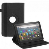 -LATEST- Rotate Rotary Flip Leather Case Casing Cover Amazon Tab Android Kindle Fire 8 Inch HD HD8, 
