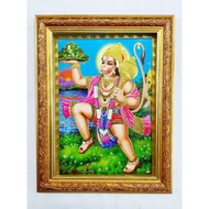 Hanuman Photo Frame with Glass Panchamugam Anjeeneyar Photo Frame