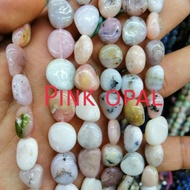 PINK OPAL PEEBLE STONE